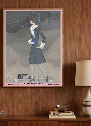Vogue Cover — September 29, 1928 Vintage Unframed Poster