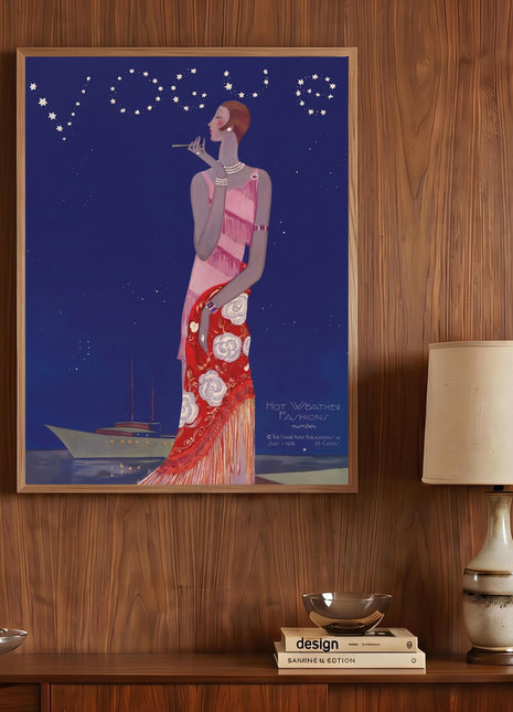 Vogue Cover — July 1, 1927 Vintage Unframed Poster