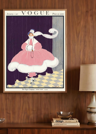 Vogue Cover — January 1, 1916 Vintage Unframed Poster