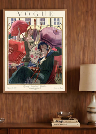 Vogue Cover — March 15, 1924 Vintage Unframed Poster