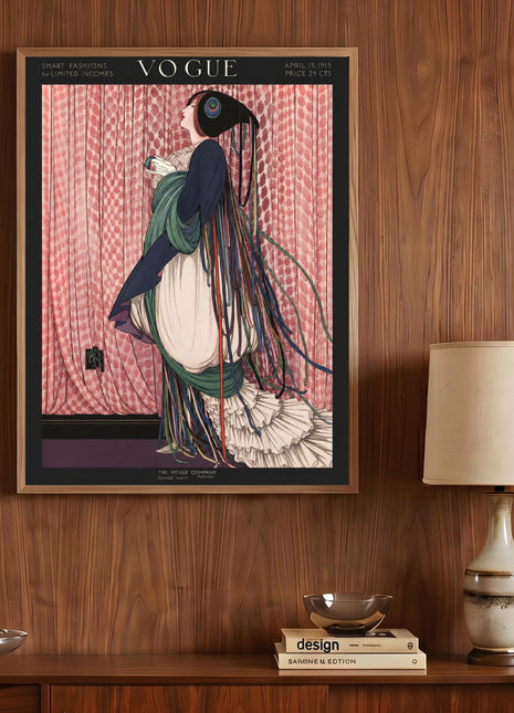 Vogue Cover — April 15, 1915 Vintage Unframed Poster
