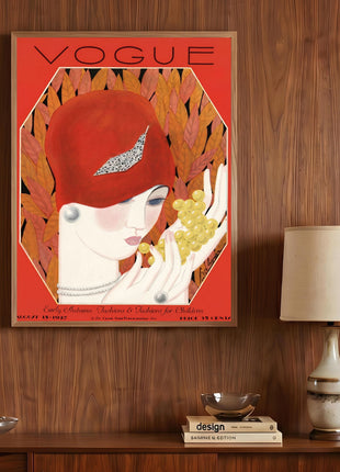 Vogue Cover — August 15, 1927 Vintage Unframed Poster