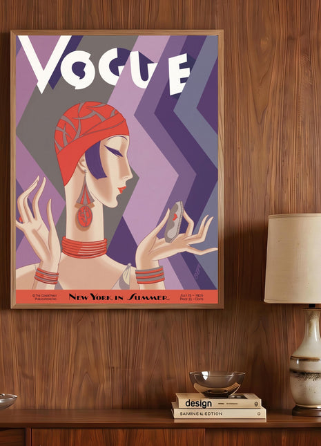 Vogue Cover — July 15, 1926 Vintage Unframed Poster
