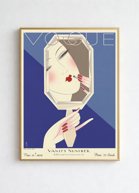 Vogue Cover — November 15, 1926 Vintage Unframed Poster