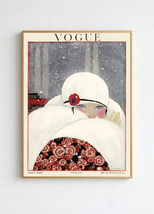 Vogue Cover — January 15, 1919 Vintage Unframed Poster