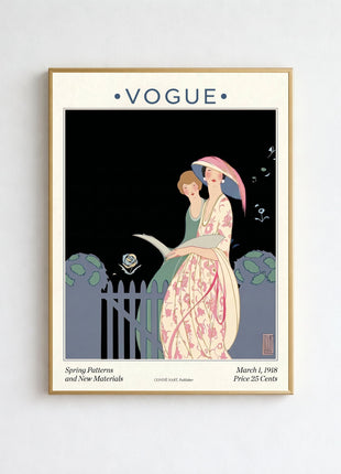 Vogue Cover — March 1, 1918 Vintage Unframed Poster