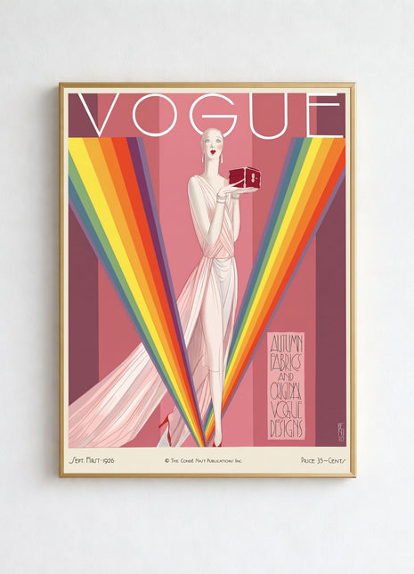 Vogue Cover — September 1, 1926 Vintage Unframed Poster