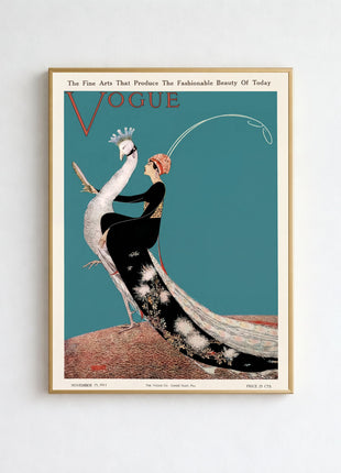 Vogue Cover — November 5, 1911 Vintage Unframed Poster