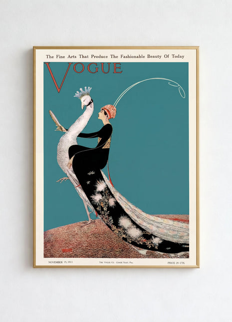 Vogue Cover — November 5, 1911 Vintage Unframed Poster