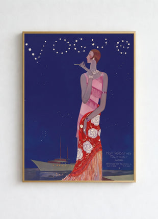 Vogue Cover — July 1, 1927 Vintage Unframed Poster