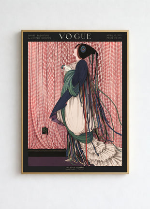Vogue Cover — April 15, 1915 Vintage Unframed Poster