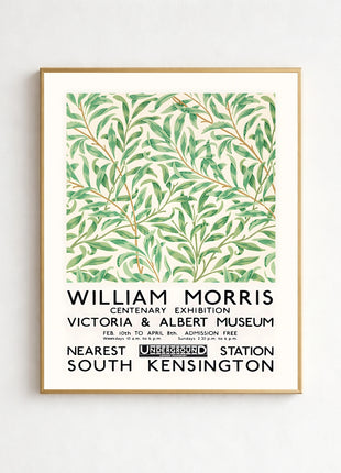 William Morris “Willow Bough” (1887) Unframed Exhibition Poster