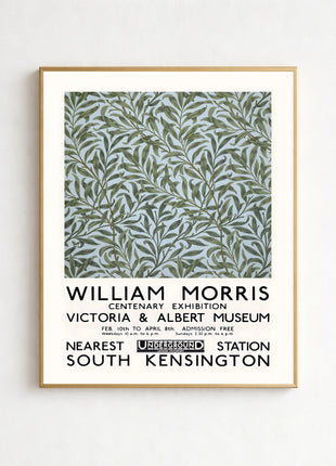 William Morris “Willow Bough” (1887) Unframed Exhibition Poster