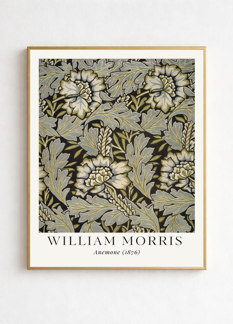 William Morris “Anemone" (1876) Arts & Crafts Unframed Poster