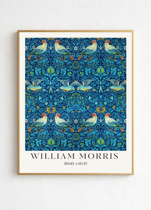 William Morris “Birds" (1878). Arts & Crafts Unframed Poster