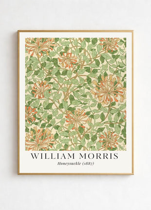 William Morris “Honeysuckle" (1887) Arts & Crafts Unframed Poster