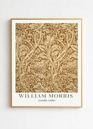 William Morris “Arcadia" (1886) Arts & Crafts Unframed Poster