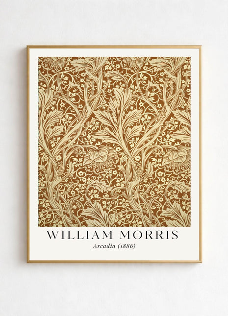 William Morris “Arcadia" (1886) Arts & Crafts Unframed Poster