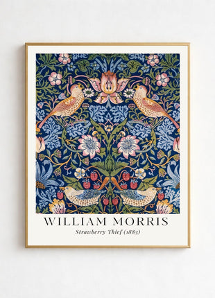 William Morris “Strawberry Thief" (1883). Arts & Crafts Unframed Poster