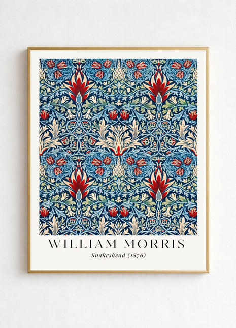William Morris “Snakeshead” (1876) Arts & Crafts Unframed Poster