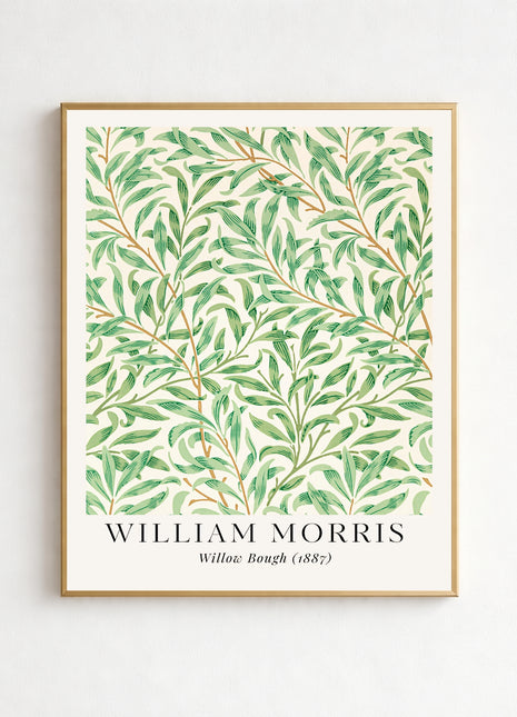 William Morris “Willow Bough" (1887) Arts & Crafts Unframed Poster