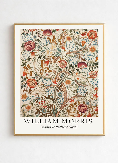 William Morris “Acanthus Portière" (1875) Arts & Crafts Unframed Poster