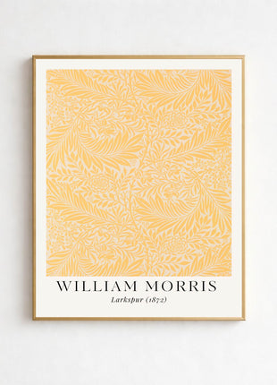 William Morris “Larkspur" (1872) Arts & Crafts Unframed Poster