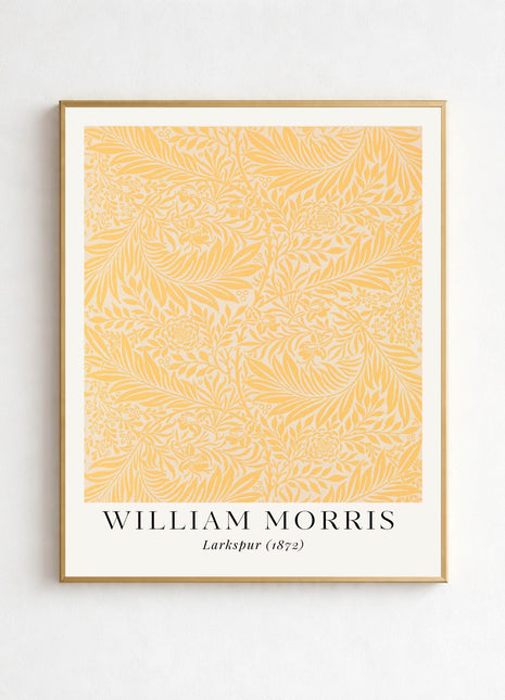 William Morris “Larkspur" (1872) Arts & Crafts Unframed Poster