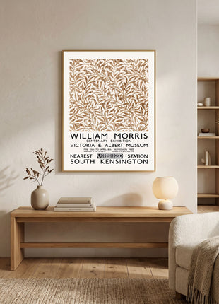 William Morris “Willow Cream” (1887) Unframed Exhibition Poster