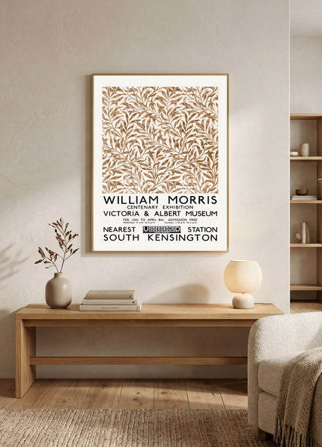 William Morris “Willow Cream” (1887) Unframed Exhibition Poster
