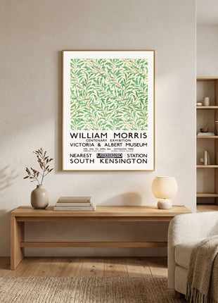 William Morris “Willow Bough” (1887) Exhibition Poster
