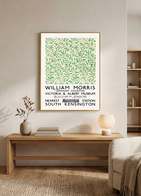 William Morris “Willow Bough” (1887) Exhibition Poster