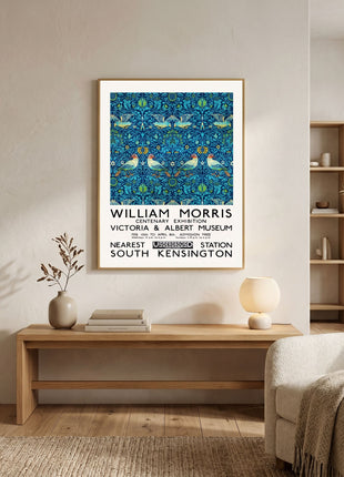 William Morris “Birds” (1878) Unframed Exhibition Poster