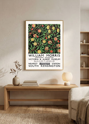 William Morris “Fruit Pattern” (1862) Unframed Exhibition Poster
