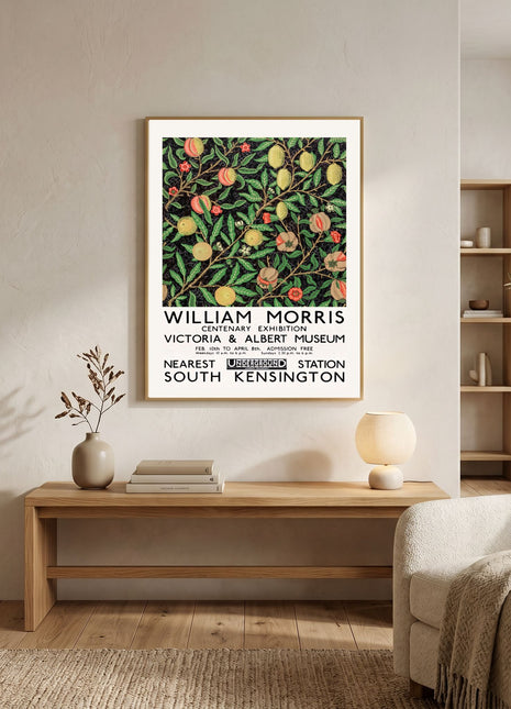 William Morris “Fruit Pattern” (1862) Unframed Exhibition Poster