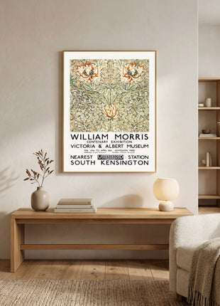 William Morris “Honeysuckle” (1876) Unframed Exhibition Poster