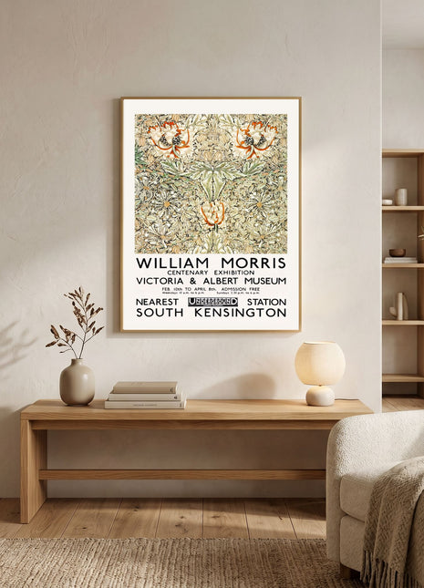 William Morris “Honeysuckle” (1876) Unframed Exhibition Poster