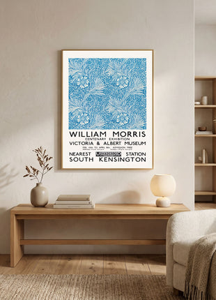 William Morris “Blue Marigold” (1875) Unframed Exhibition Poster