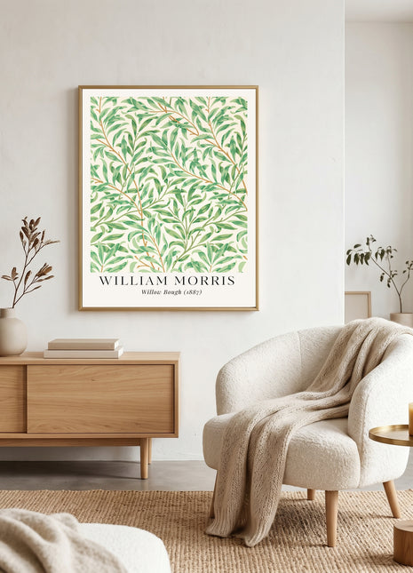 William Morris “Willow Bough" (1887) Arts & Crafts Unframed Poster